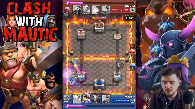 BEAT NEW META! 12 WIN GRAND CHALLENGE DECK CLASH ROYALE GAME PLAY смотреть онлайн