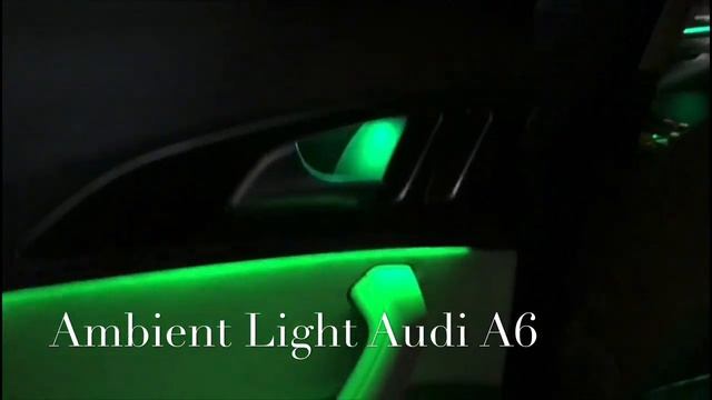 Подсветка салона Audi Ambient Light с установкой Ауди в Спб