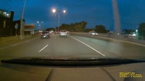 Mio Mivue 618 Dashcam night test 2