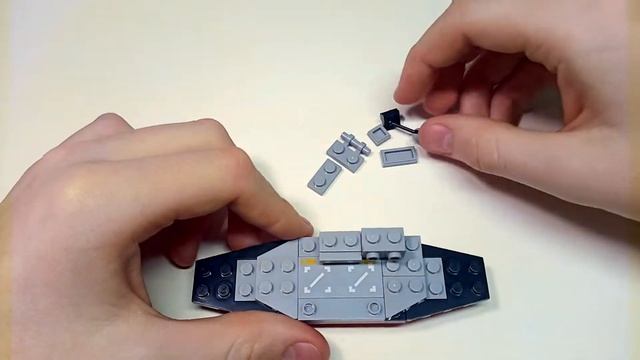 Корабль сопровождения из Конструктора ЛЕГО QMAN 1803-2 / Сборка конструктора Lego (Лего)