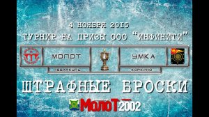 ХК "МОЛОТ"01-02 Чебаркуль - ХК "УМКА"01-02 Коркино Штрафные броски