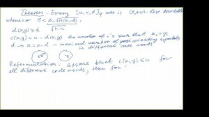 Error correcting codes. Lecture 10 (4.12.2020)