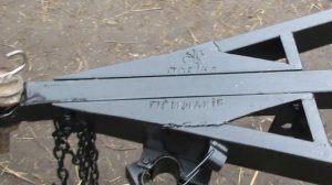 Самодельный прицеп для перевозки пчеломодуля.