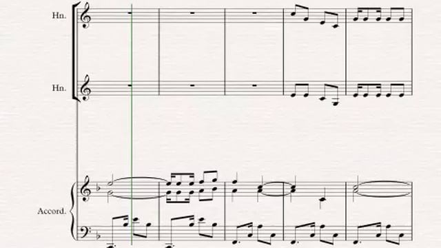 "Bandoneon & Alphorns dance Milonga" Score смотреть онлайн