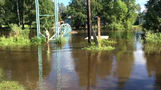 Наводнение в Красном Холме (Тверская область) смотреть онлайн