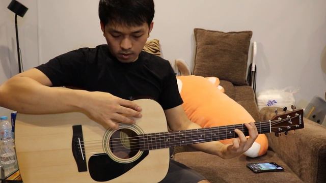 รีวิวกีต้าร์โปร่งไฟฟ้าyamaha f-310 Transacoustic x4 มีลำโพงในตัวโดยไม่ต้องต่อแอม ได้ โมส มิวสิค