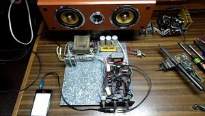 Усилитель низкой частоты на двух радиолампах, 6н2п и 6п14п, своими руками.