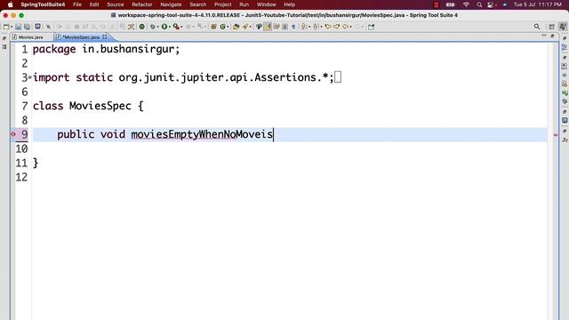 Write Unit Test Cases using JUnit 5 - Write First JUnit Test Case - 01