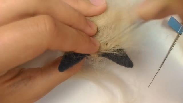 Брошка котик • сухое валяние • фелтинг • DIY смотреть онлайн
