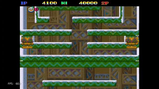 Snow Bros (Arcade) on PlayStation Classic смотреть онлайн