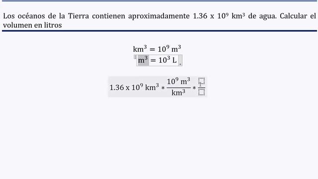 Convertir 1.36 x 109 𝐤𝐦𝟑 a 𝐥𝐢𝐭𝐫𝐨𝐬 𝐟𝐚𝐜𝐭𝐨𝐫 𝐝𝐞 𝐜𝐨𝐧𝐯𝐞𝐫𝐬𝐢ó𝐧 смотреть онлайн