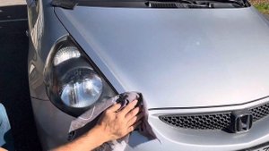 Пожелтели фары . Чистка фар в домашних условиях. Хонда Джаз . Хонда Фит. Honda Jazz