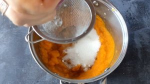 Не знаете как накормить детей тыквой? Приготовьте тыквенный десерт!  Тыква как мармелад!