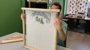 Видеообзор на ДВУСТОРОННИЕ боковины на рамы для вышивания Sokol Frame