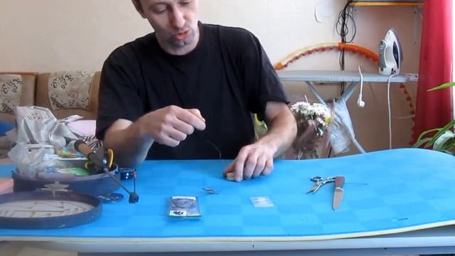 Зимняя удочка на красноперку, камбалу, изготовление своими руками. Winter fishing rod. смотреть онлайн