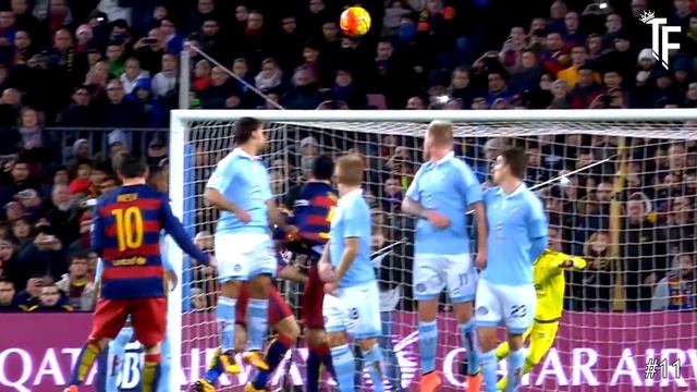 ТОП 20 СУМАСШЕДШИХ ГОЛОВ МЕССИ СО ШТРАФНОГО смотреть онлайн