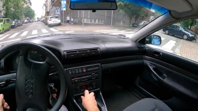 ретро тест драйв ауди а4 Б51.8 125л.с.обзордизайнвождение