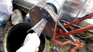 Садовый измельчитель веток своими руками