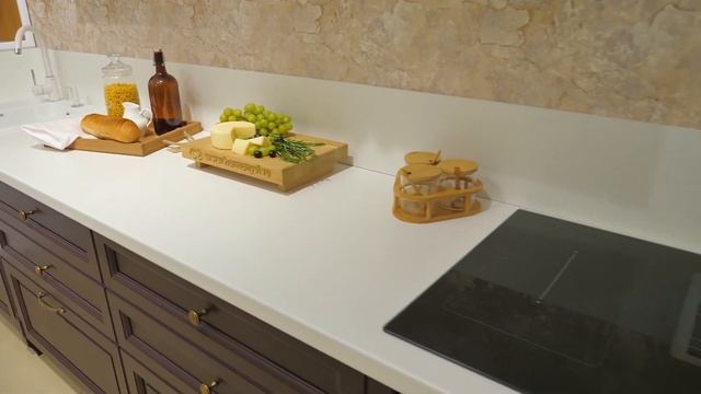 кухня Милан с фасадами из МДФ в эмали смотреть онлайн