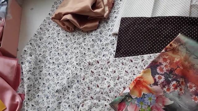 Хлопковые и атласные ткани набор 9. подобраны по цветам для создания игрушек и декора смотреть онлайн
