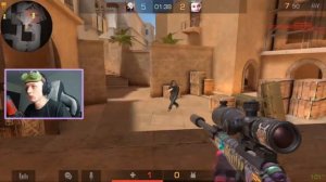 aboven сделал тролинг над тик таком с 1 хп | standoff 2