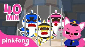 Thief Shark Family, All Under Arrest! | +Compilation | Baby Shark Stories | Pinkfong Baby Shark