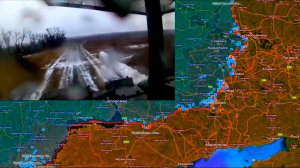 Карта боевых действий на Украине и в России. Танковая атака на позиции ВСУ у Приютного