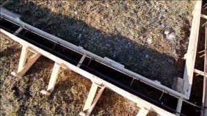 СИП панельный дом от фундамента до крыши 1.Бетонная плита фундамент будущего дома.