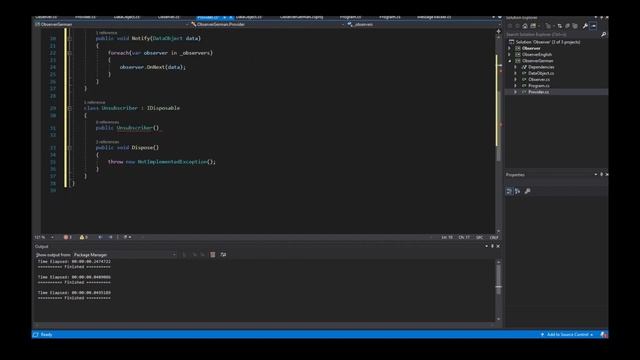 Design Pattern Observer C# (GERMAN) смотреть онлайн