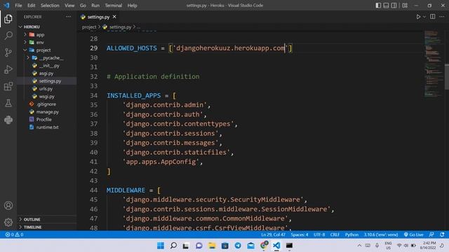 Deploy Django Project On Heroku Server (in English)