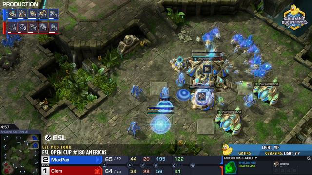 Clem vs MaxPax - TvP | ESL Open Cup #180 Americas | Open #EPT StarCraft 2 Tournament смотреть онлайн