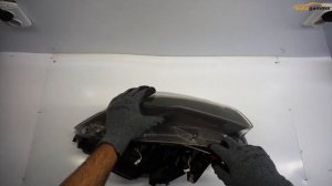 Замена, демонтаж фар BMW F10/F11- Как расклеить рефлектор твердым клеем - Расклеивание лампы