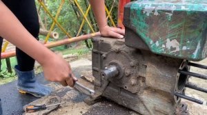 TIMELAPSE: Repairs include complete restoration of the Diesel-R8 engine.NaNa Mechanic Girl.Ep3