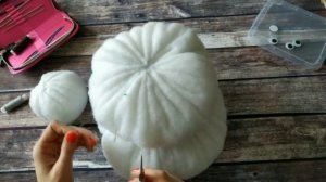 Новогодний декор снеговик из синтепона