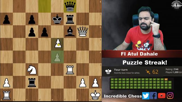 Chess Tactics Training : Reaching 100 in Puzzle Streak : We reached 86 | Lichess.org