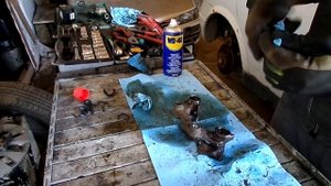 Seized / Jammed brake caliper hack repair on Opel Astra G/ Ремонт заклинившего тормозного суппорта
