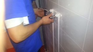 Установка смесителя для душа