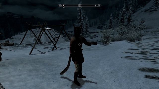 Khajiit caravan torch bug in Skyrim смотреть онлайн
