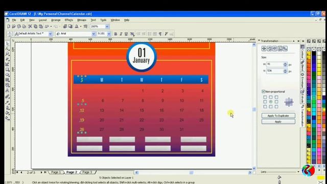 calender design 2020 tips & tricks / How to make calendar in coreldraw / কিভাবে ক্যালেন্ডার বানাবেন смотреть онлайн