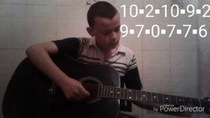 5 песен на одной струне НА ГИТАРЕ!!!
