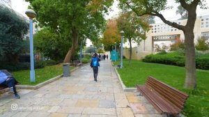 JERUSALEM. From Mamilla Blvd to Jaffa Center Tram Stop