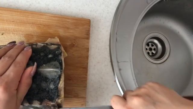 Как разделать осетра и нарезать стейки.