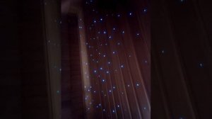 Оптоволоконная подсветка в бане