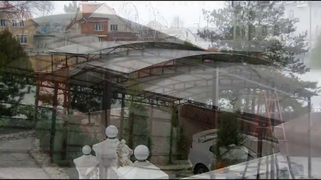 Современные навесы для автомобилей, машин