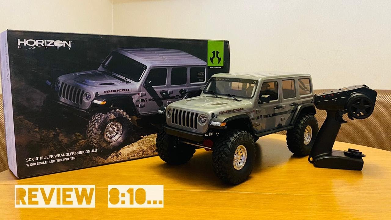 Review Axial SCX10 III Jeep Wrangler RTR 4WD - 8:10 | уверенный хорошист!