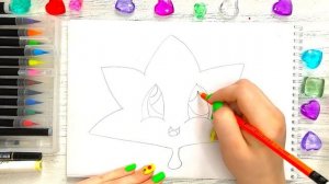 Как нарисовать Осенний листик на 1 сентября Уроки рисования для детей Простой рисунок для начинающи