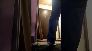 Замена накладки на входной двери!