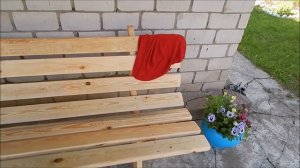 СКАМЕЙКА для дачи СВОИМИ РУКАМИ