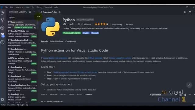 Install Visual Studio Code and Python - VS Code & Python for Beginners смотреть онлайн