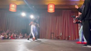 Clase de Marcelo y belen bachatea